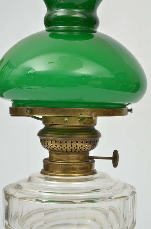 Art deco style kerosene table lamp