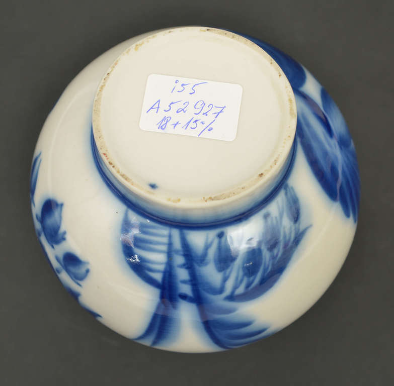 Porcelain vase with cobalt