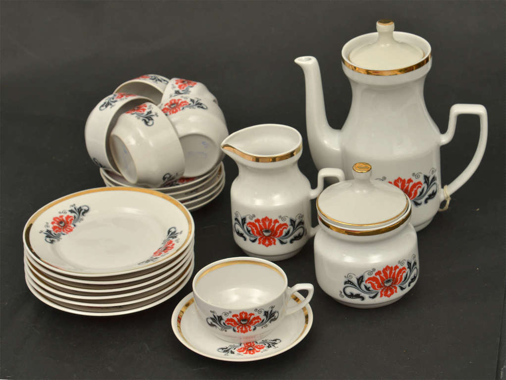 Coffee porcelain set Aija-2 for six people