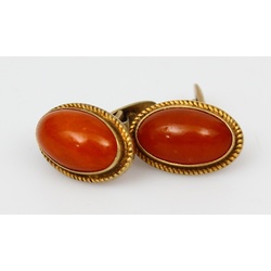 Silver cufflinks with amber?