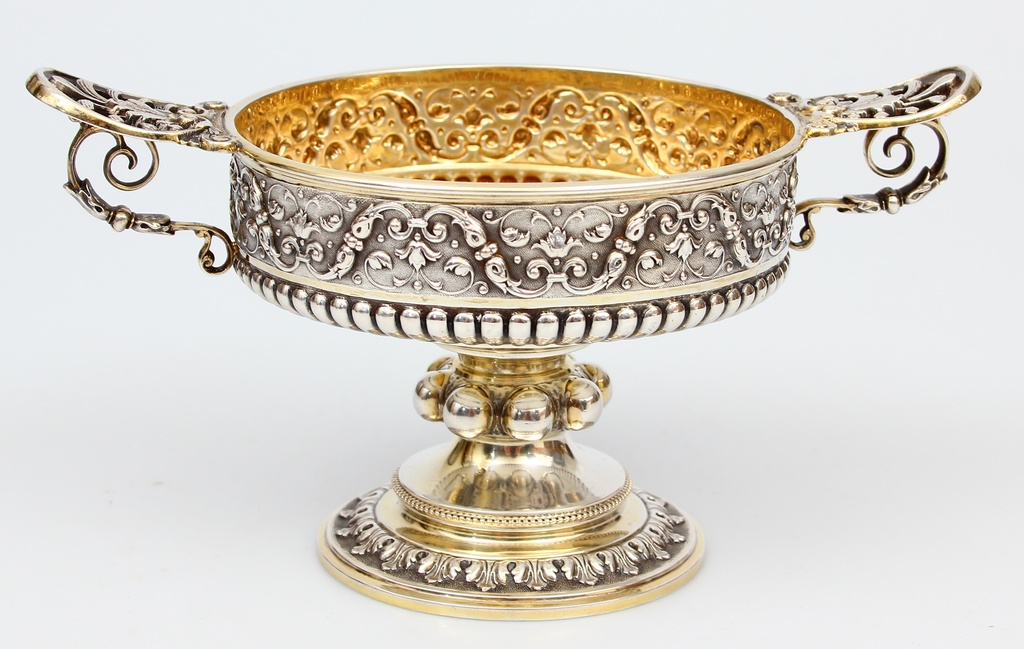 Silver candy bowl