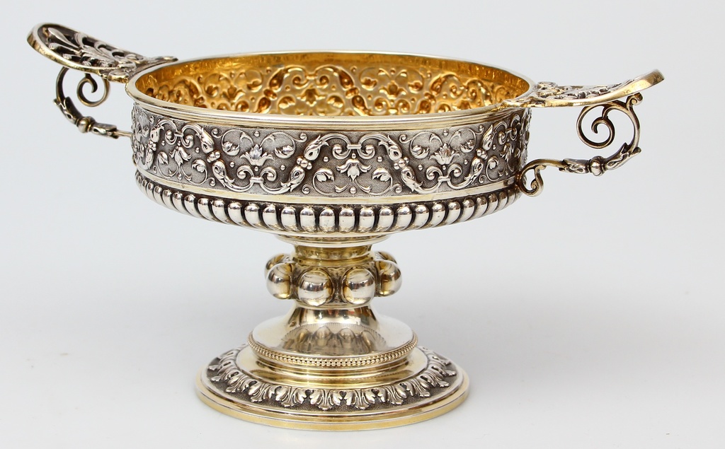 Silver candy bowl