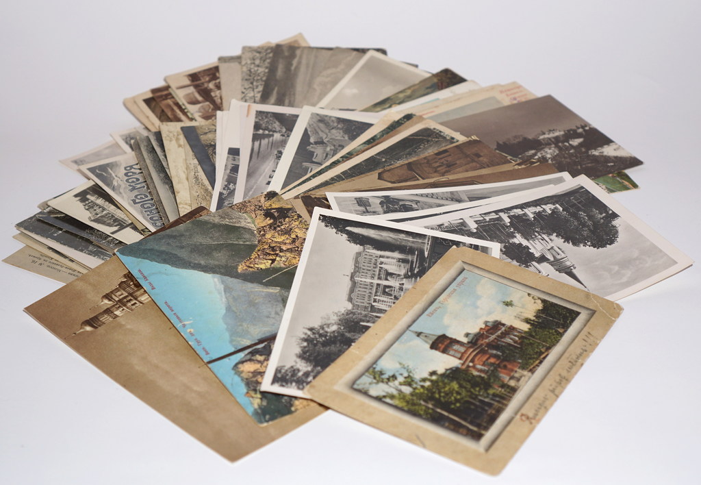 73 postcards with city views