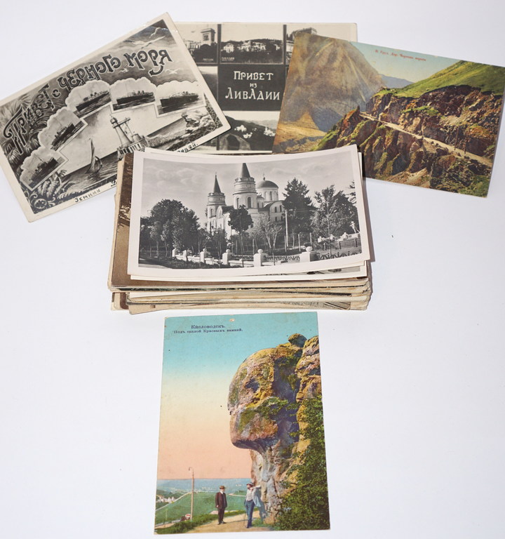 73 postcards with city views