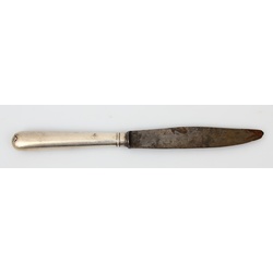 K. Faberge silver knife