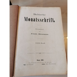 Baltische Monatsschrift Vol.31, 1884