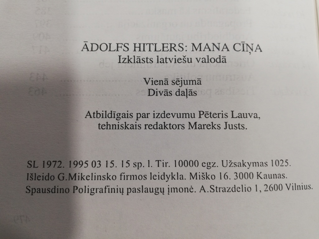 Ādolfs Hitlers Mana cīņa