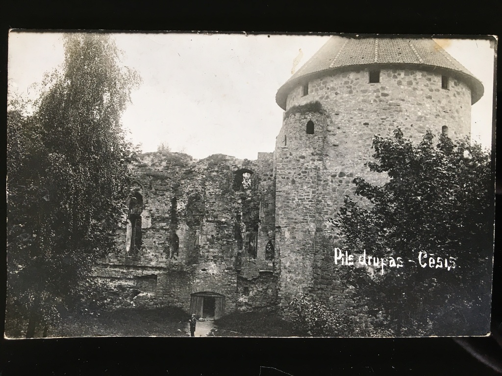 Cesis medieval castle ruins 