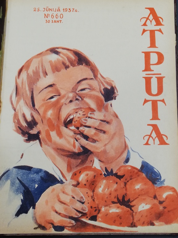 Ежемесячный журнал Atputa от 1937 г.1 января по 25 июня