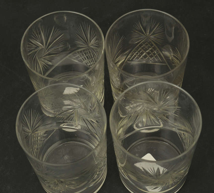 Stikla glāzes (4 gab)