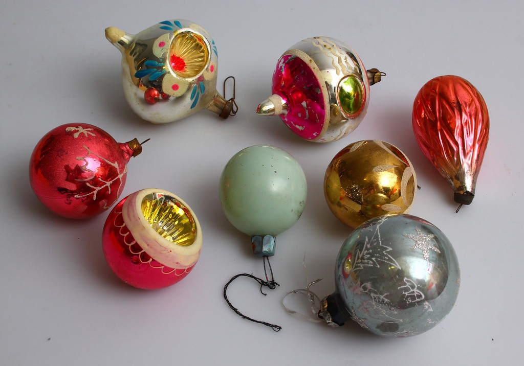 Christmas tree decorations (8 pieces)