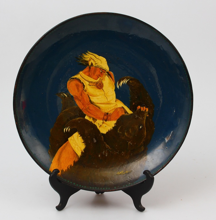 Keramikas šķīvis ''Lāčplēsis''