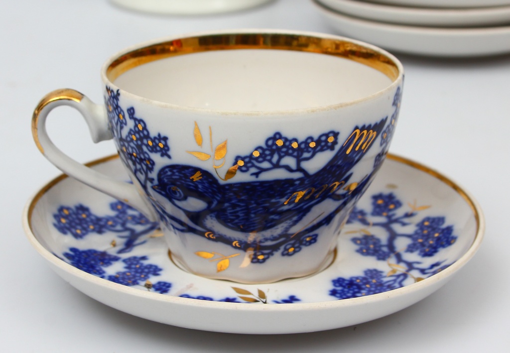 Coffee and tea porcelain set