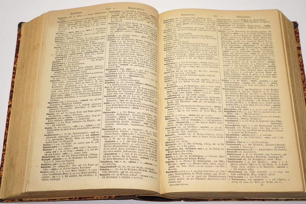 Russian - German dictionary, II edition.