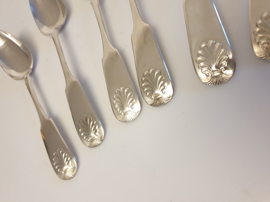 Silver spoons 6 pcs.