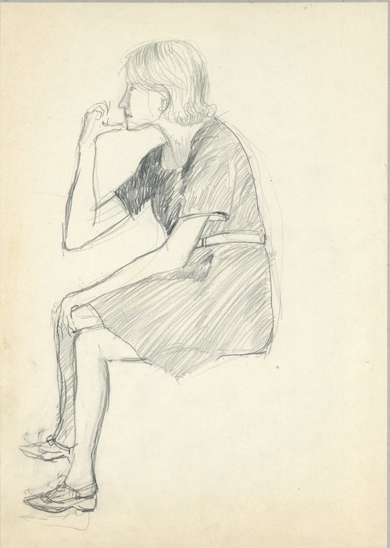 Sketch [Sitting Woman]