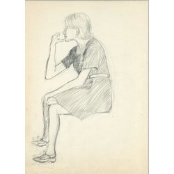 Sketch [Sitting Woman]