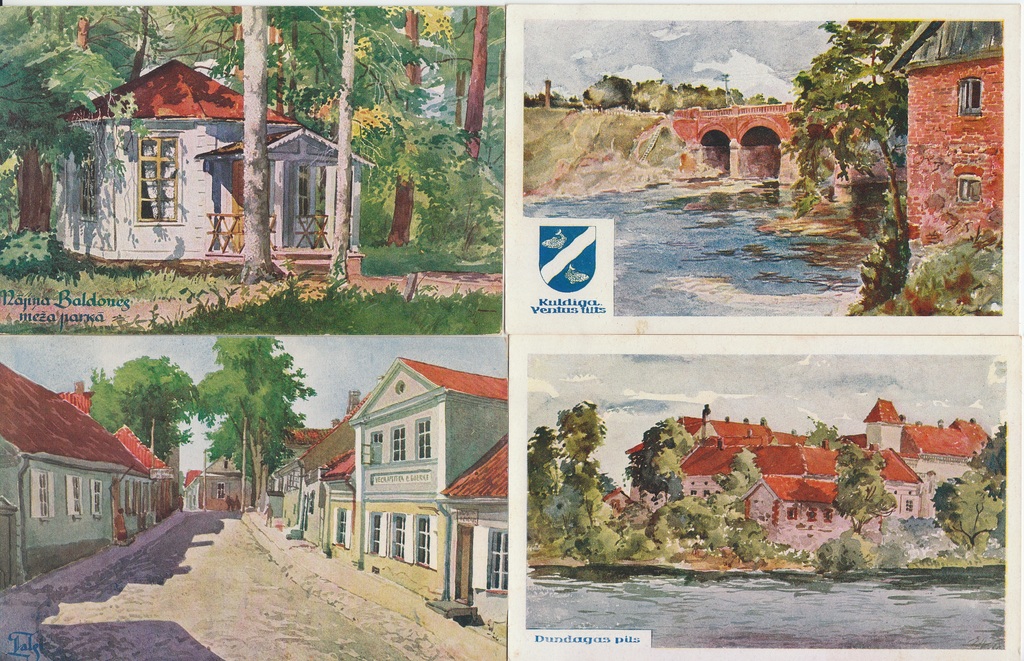 16 postcards 