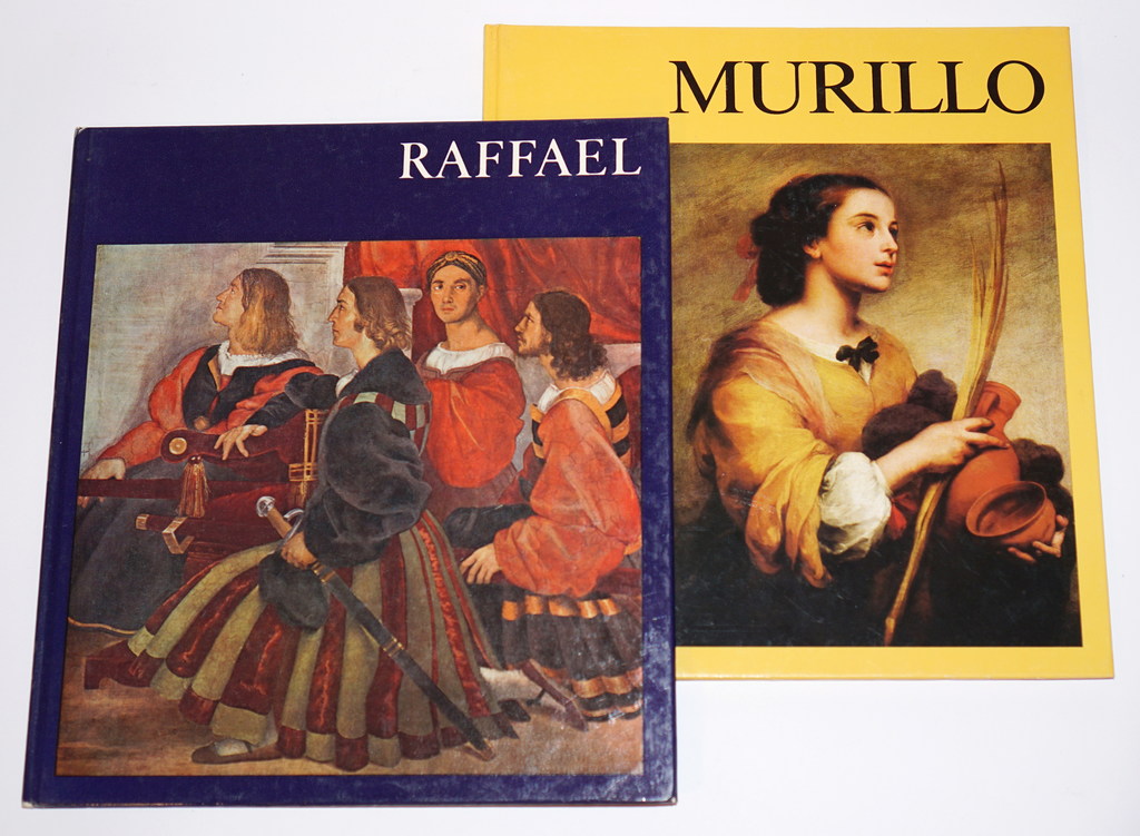 3 books - Murillo, Raffael, Diego Velazquez