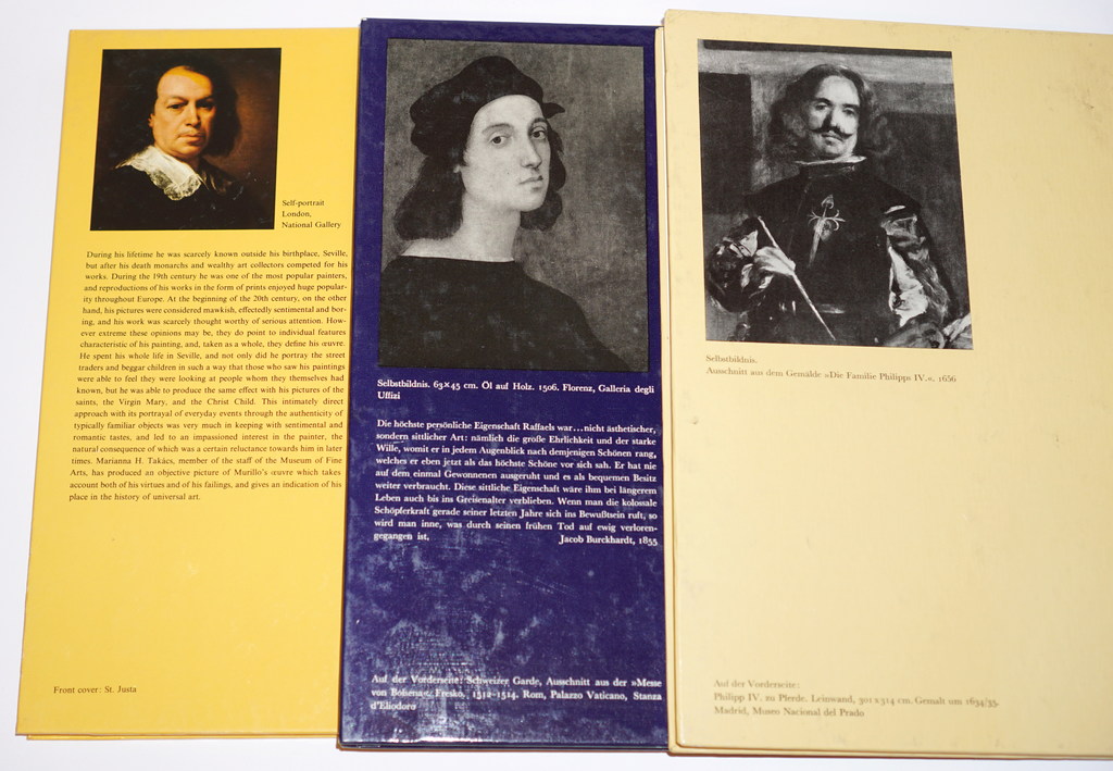 3 grāmatas - Murillo, Raffael, Diego Velazquez