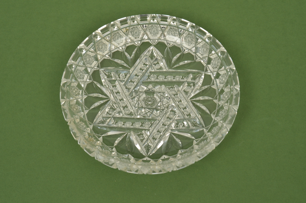 Crystal bowl ''Magen dovid''