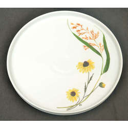 Porcelāna šķīvis ''Dzeltenie ziedi''