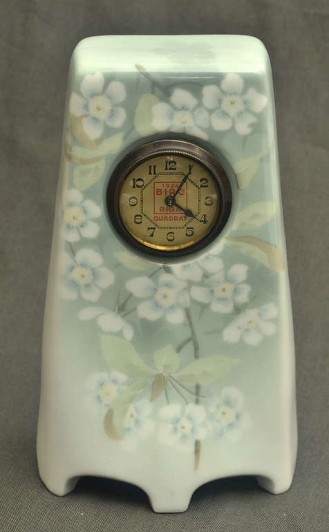 Porcelain Art Nouveau clock