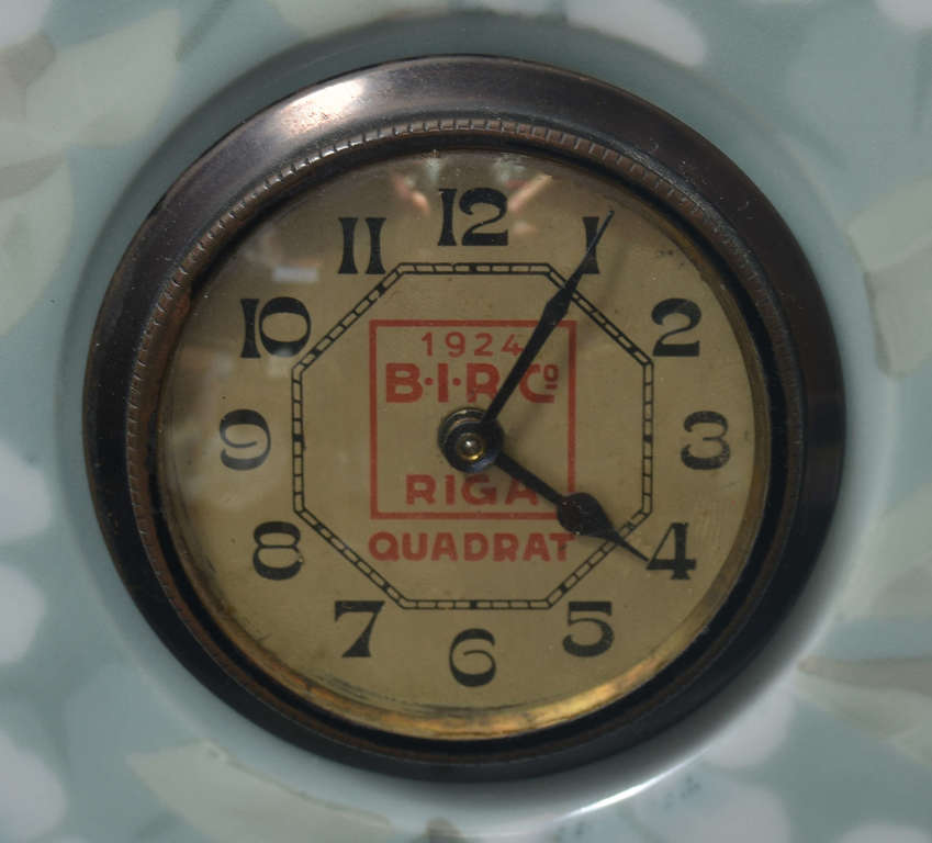 Porcelain Art Nouveau clock