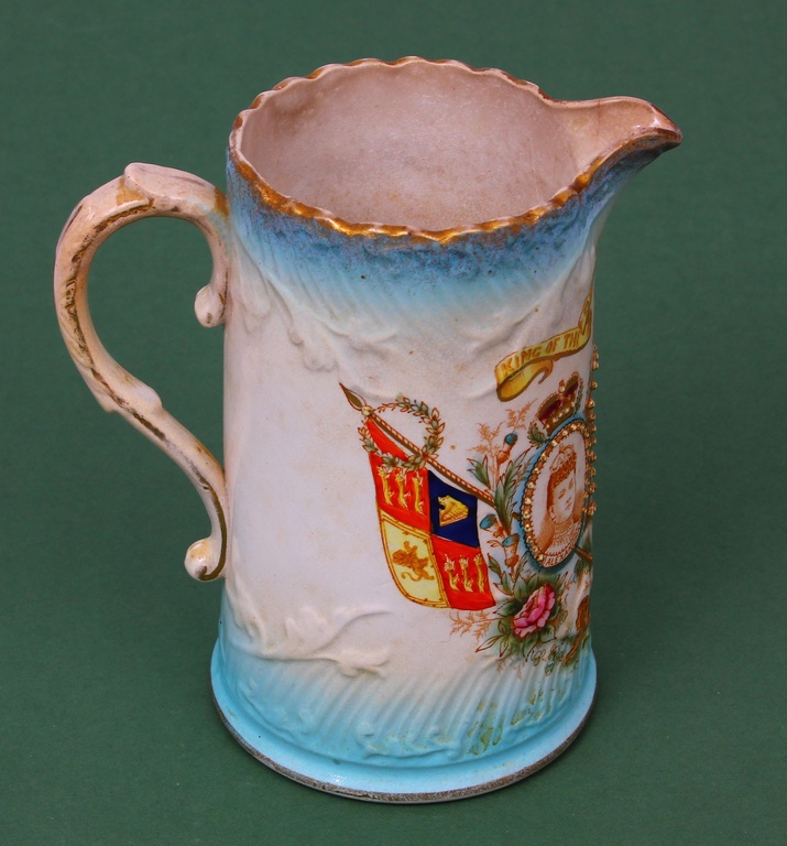 Faience pitcher  