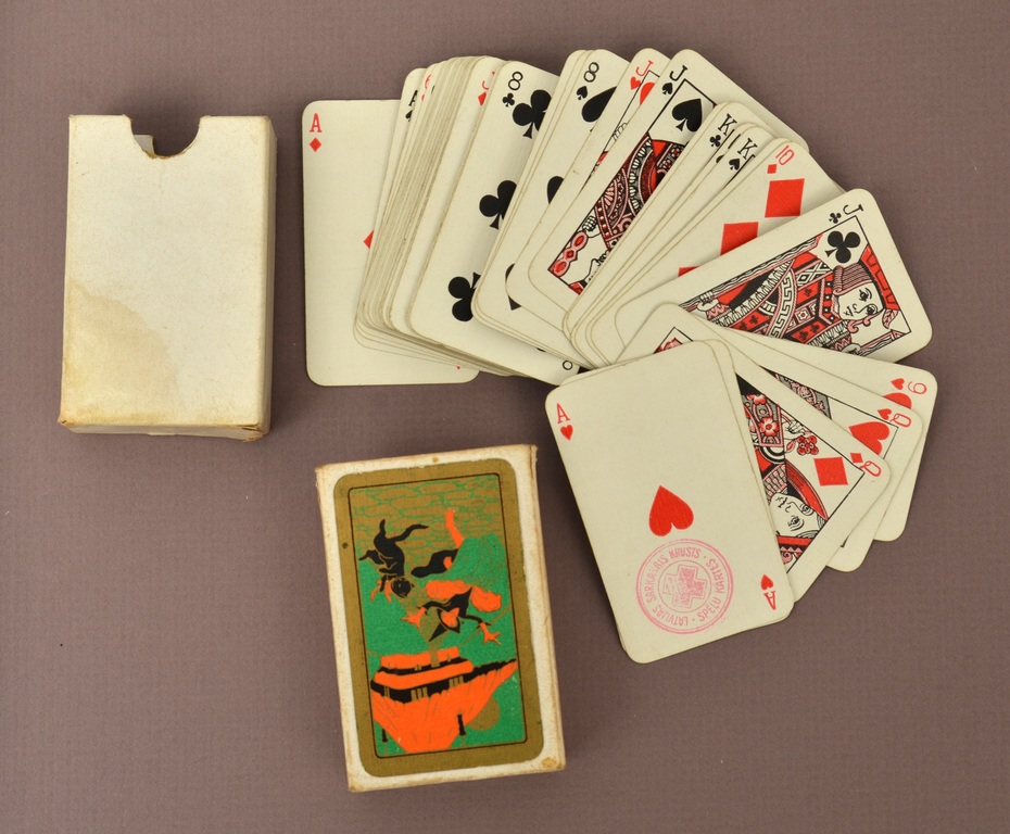 Playing cards Latvian Red Cross