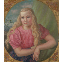 Портрет девушки (блондинки)