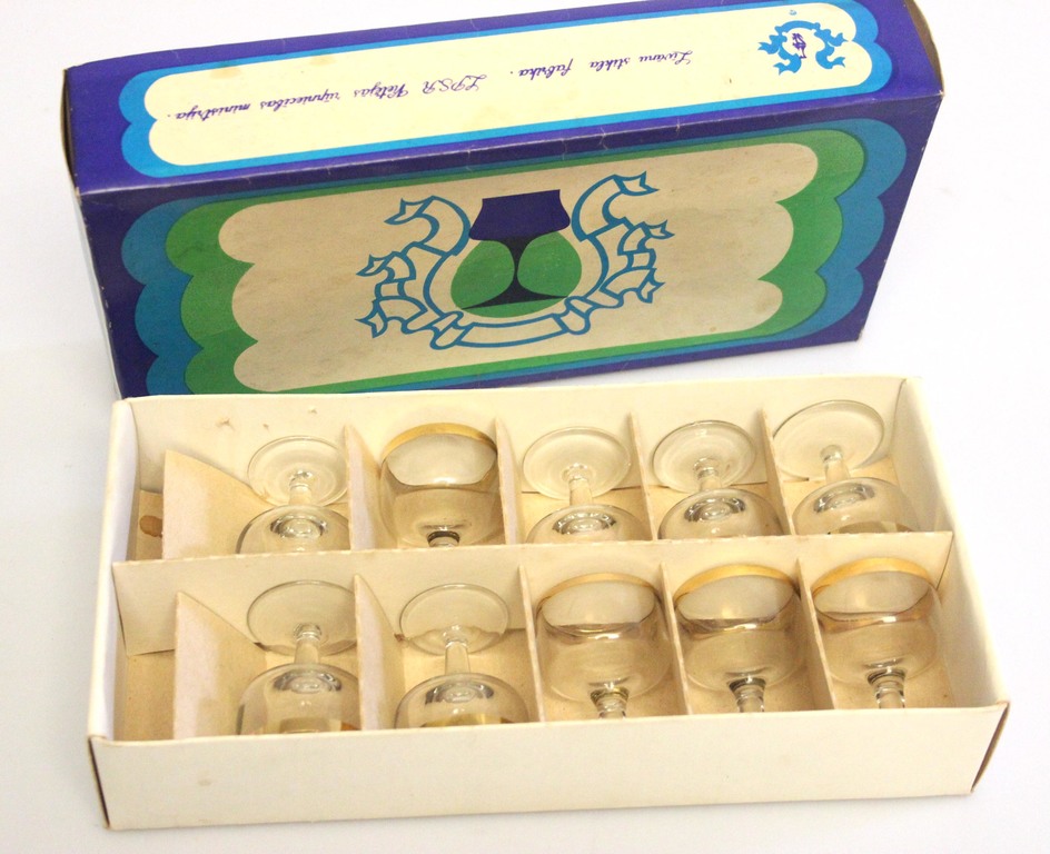 Set of glasses in the original box (10 pcs.)