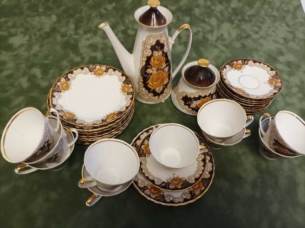 Coffee porcelain set 