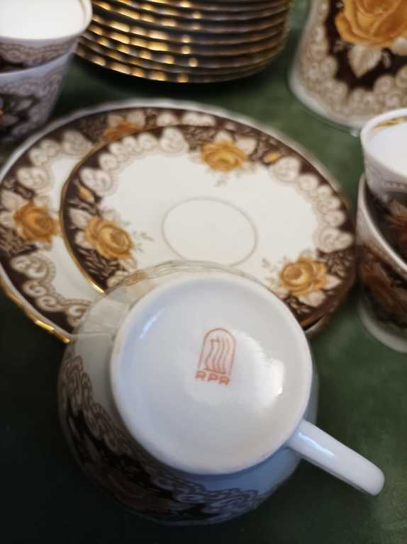 Kafijas porcelāna servīze 