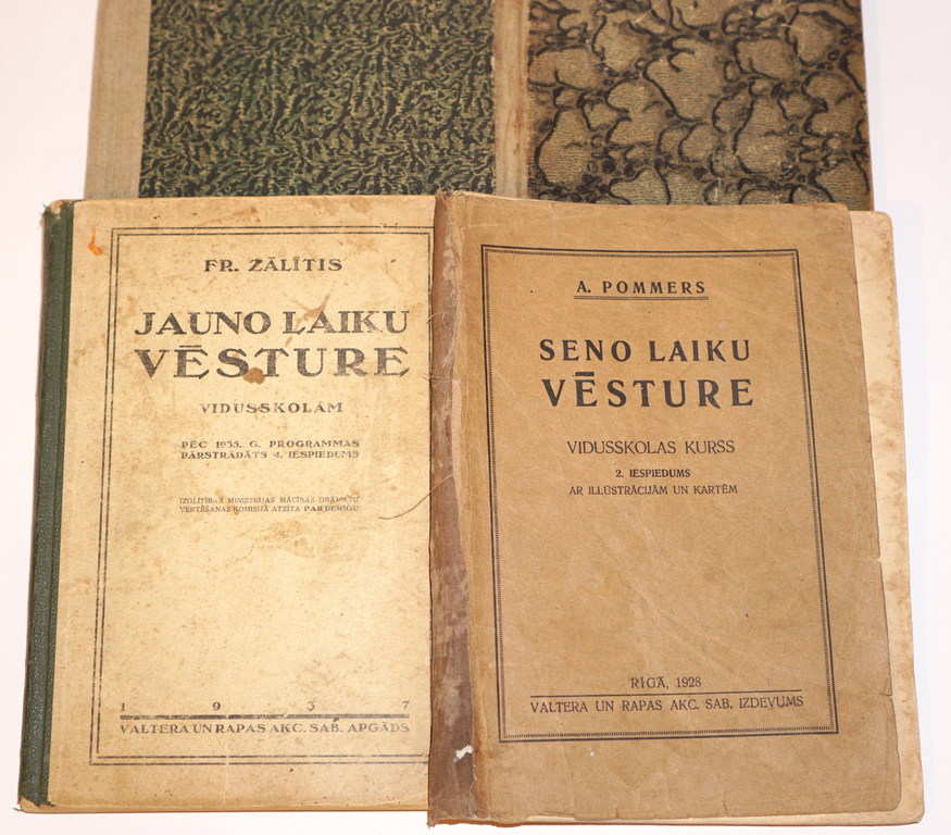 4 grāmatas - Seno laiku vēsture,Jauno laiku vēsture, Latvijas vēstures lasāmā grāmata, Jauno laiku vēsture