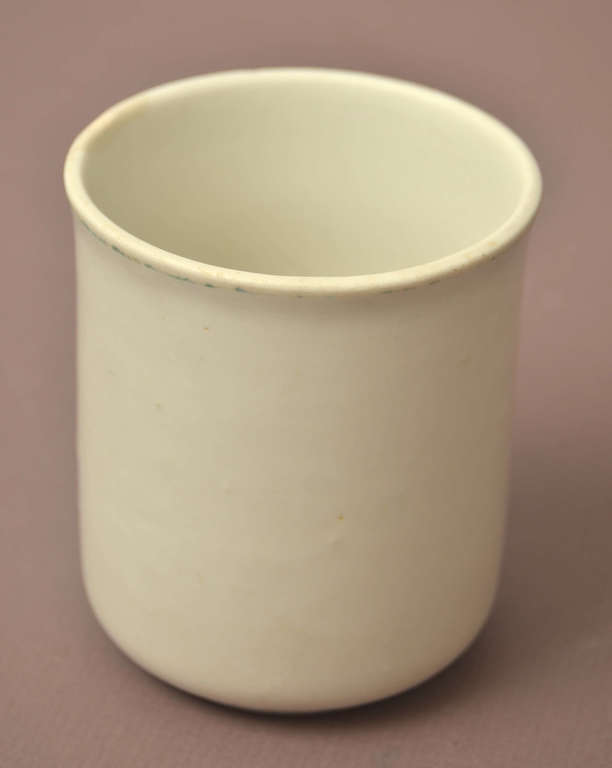 Porcelain mug of Riga dairy plant