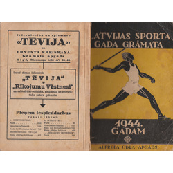 Латвийский спортивный ежегодник за 1944 год.