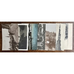 Septiņas pastkartes. Igaunija. (Tallina, Narva, Simamyagi, Gaspal, Peythof