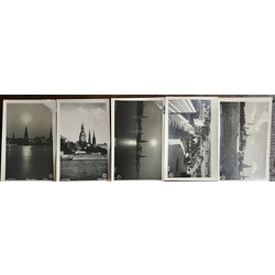 Five postcards. Panorama of Riga.
