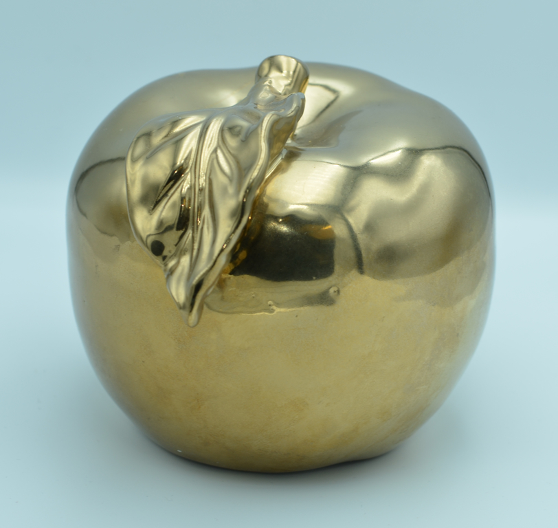 Decorative porcelain apple