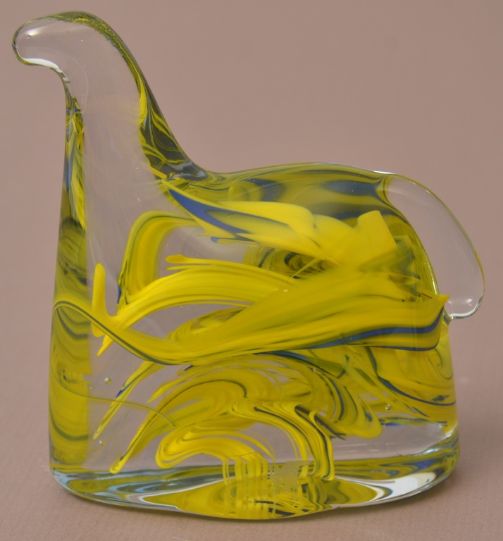 Decorative glass object