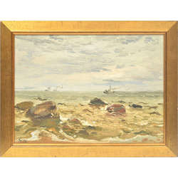 Seascape with boats