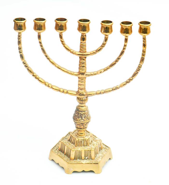 Bronze menorah