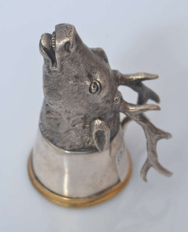 Silver-plated, gilded metal Deer