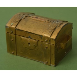 Brass savings box