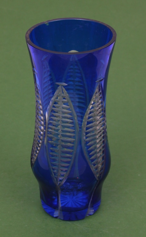Stained glass vase