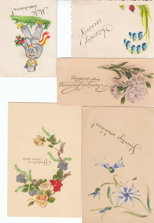 Various greeting cards (11 pcs.)