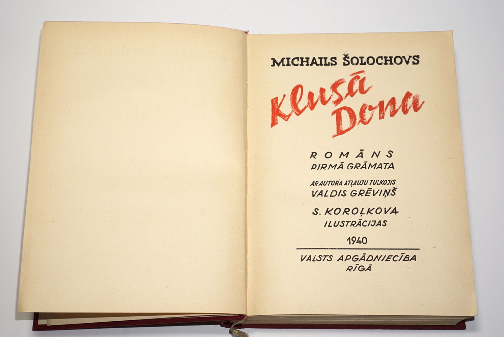  Michails Šolochovs, Klusā Dona 2 books