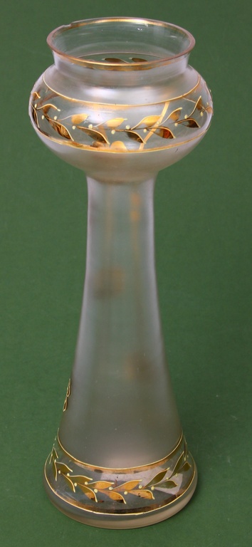 Расписная стеклянная ваза