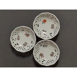 Vintage porcelain mini dishes 3 pcs.